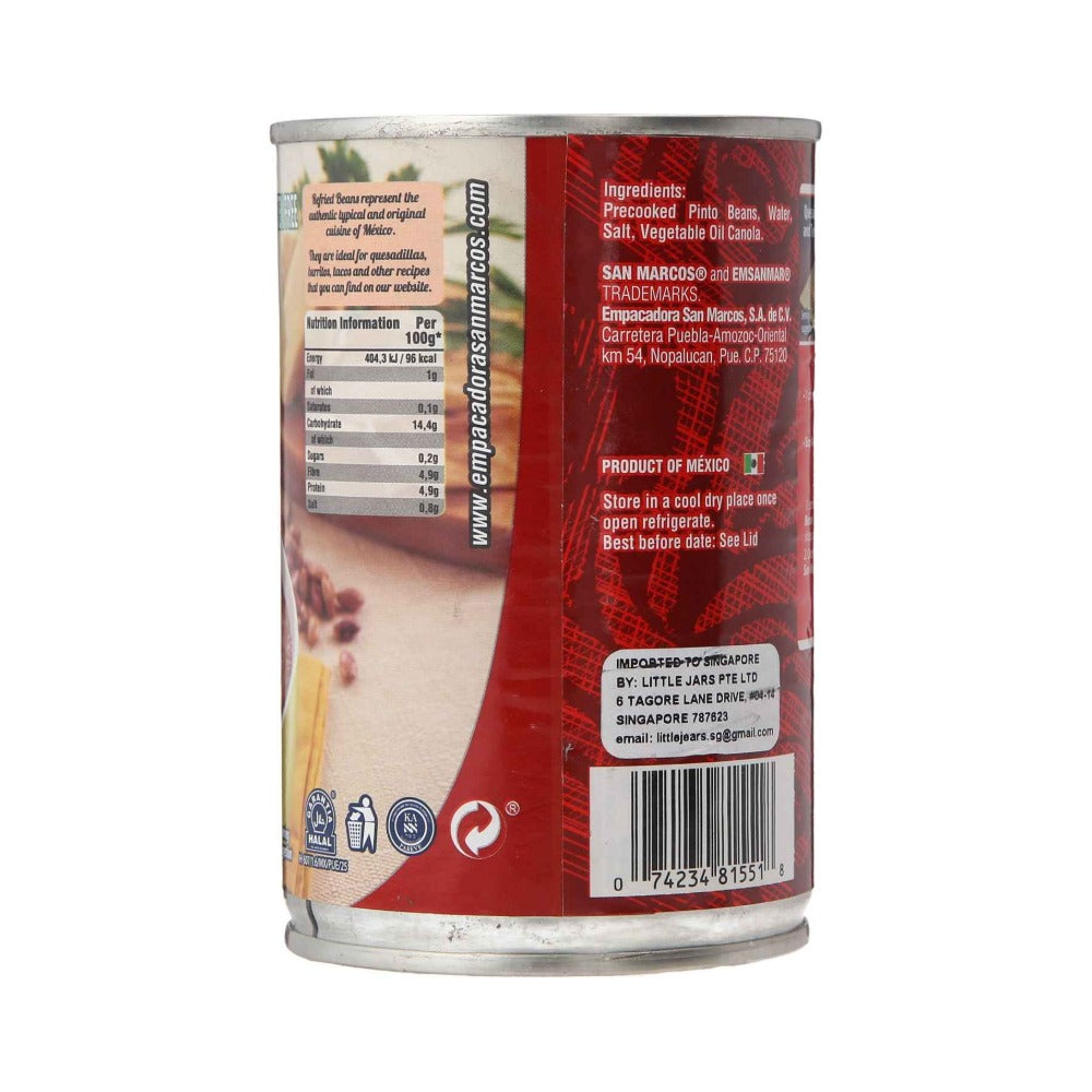 San Marcos Refried Beans 430g