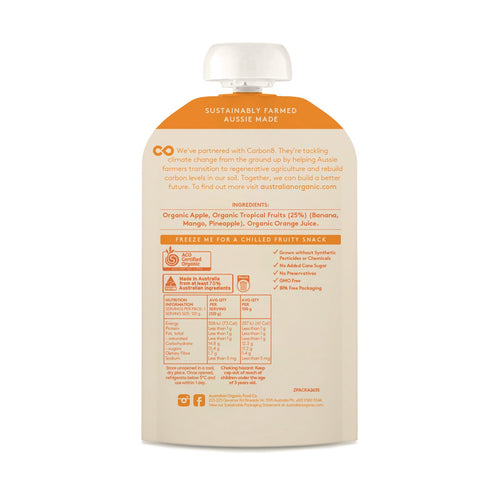 Australian Organic Food Co. Tropical Fruit Puree 120g