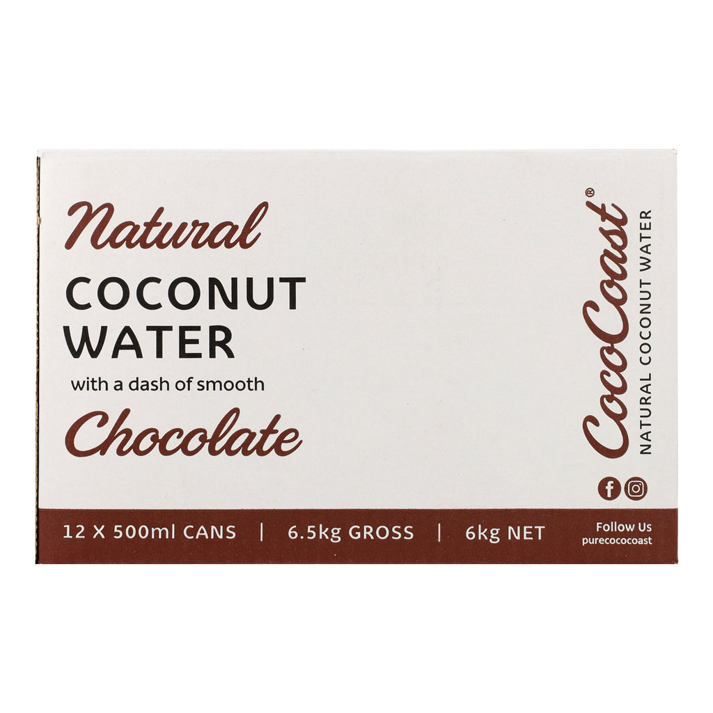 CocoCoast Chocolate Coconut Water 500ml | Smooth Cocoa Hydration