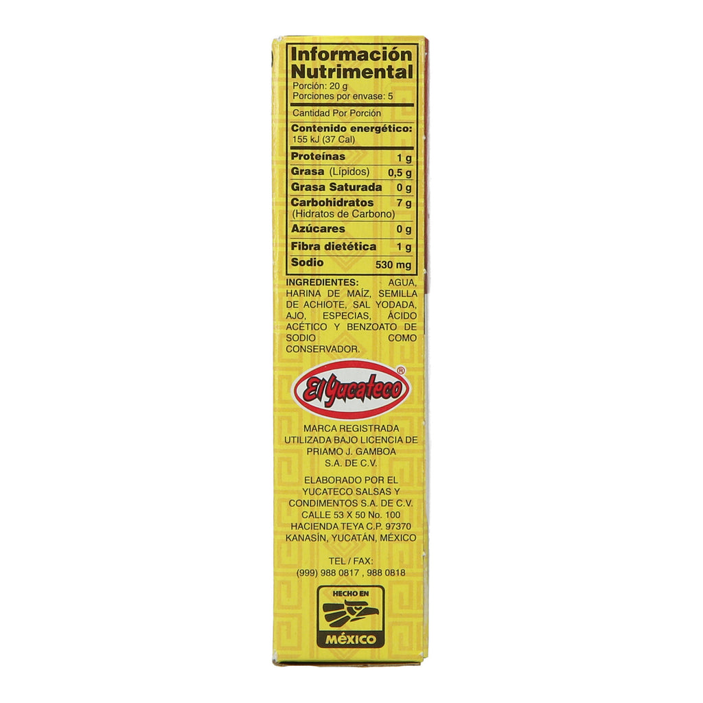 El Yucateco Achiote Annato Paste 100g