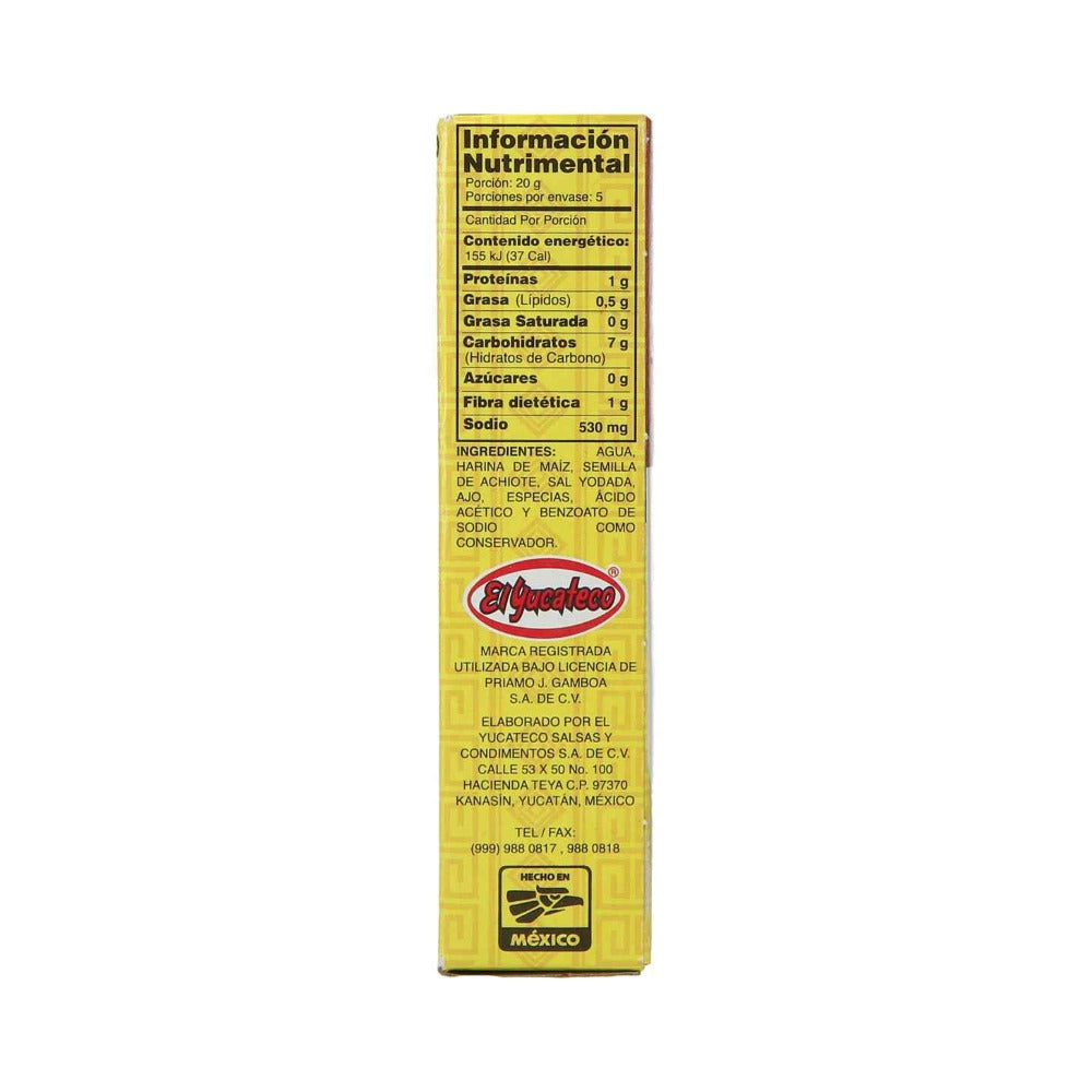El Yucateco Achiote Annatto Paste 100g