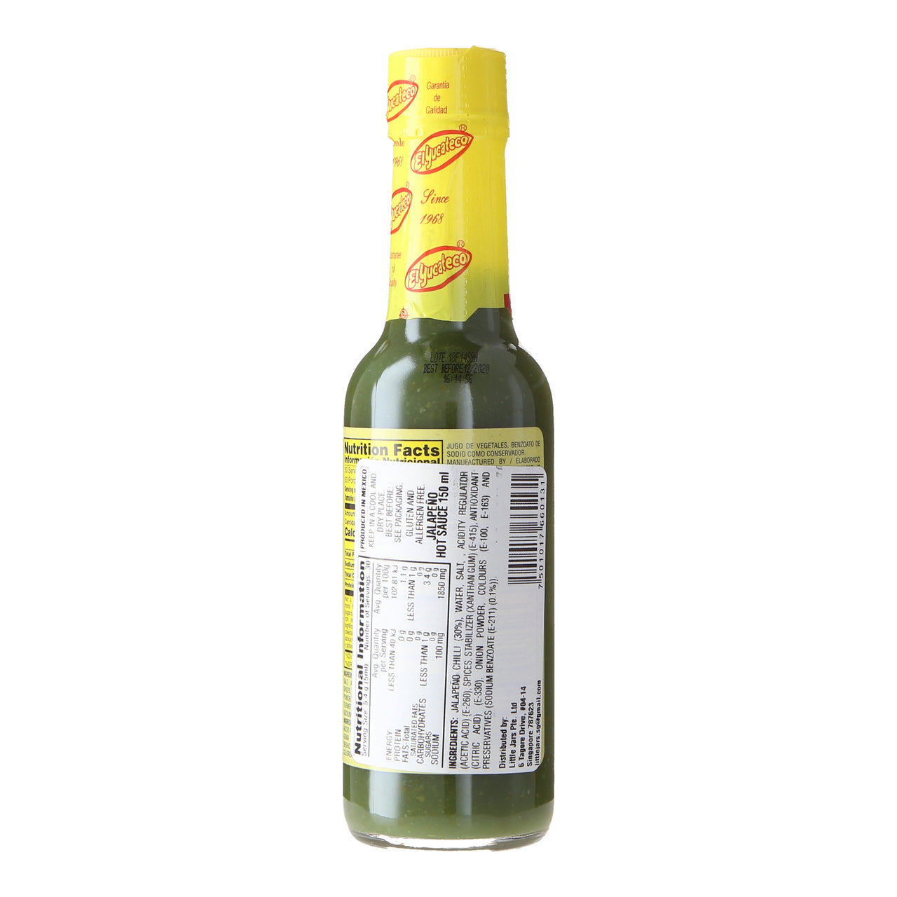 El Yucateco Jalapeno Hot Sauce 150ml