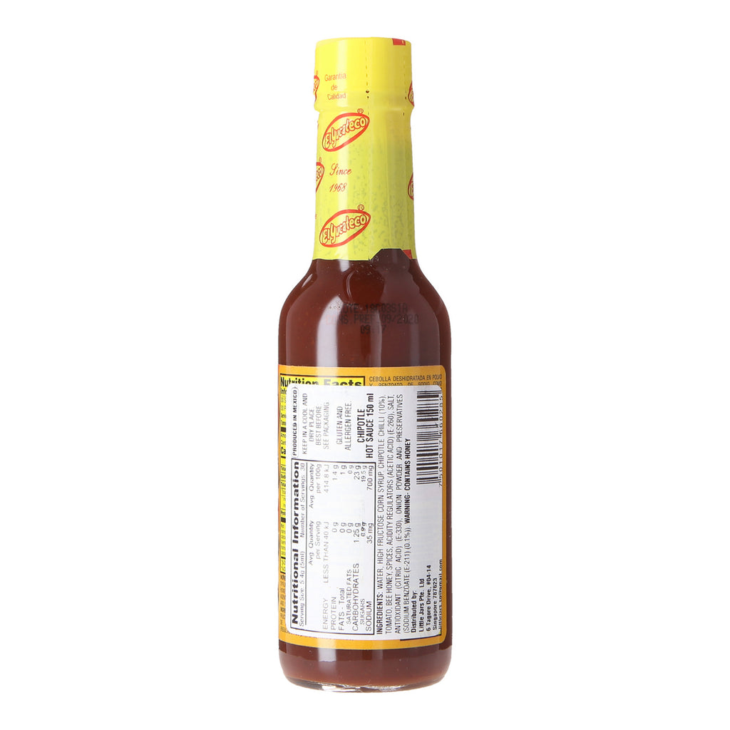 El Yucateco Chipotle Hot Sauce 150ml