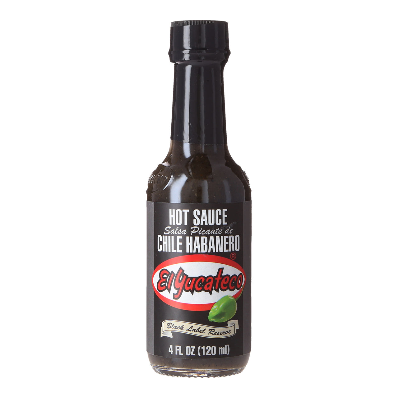 El Yucateco Black Habanero Hot Sauce 120ml