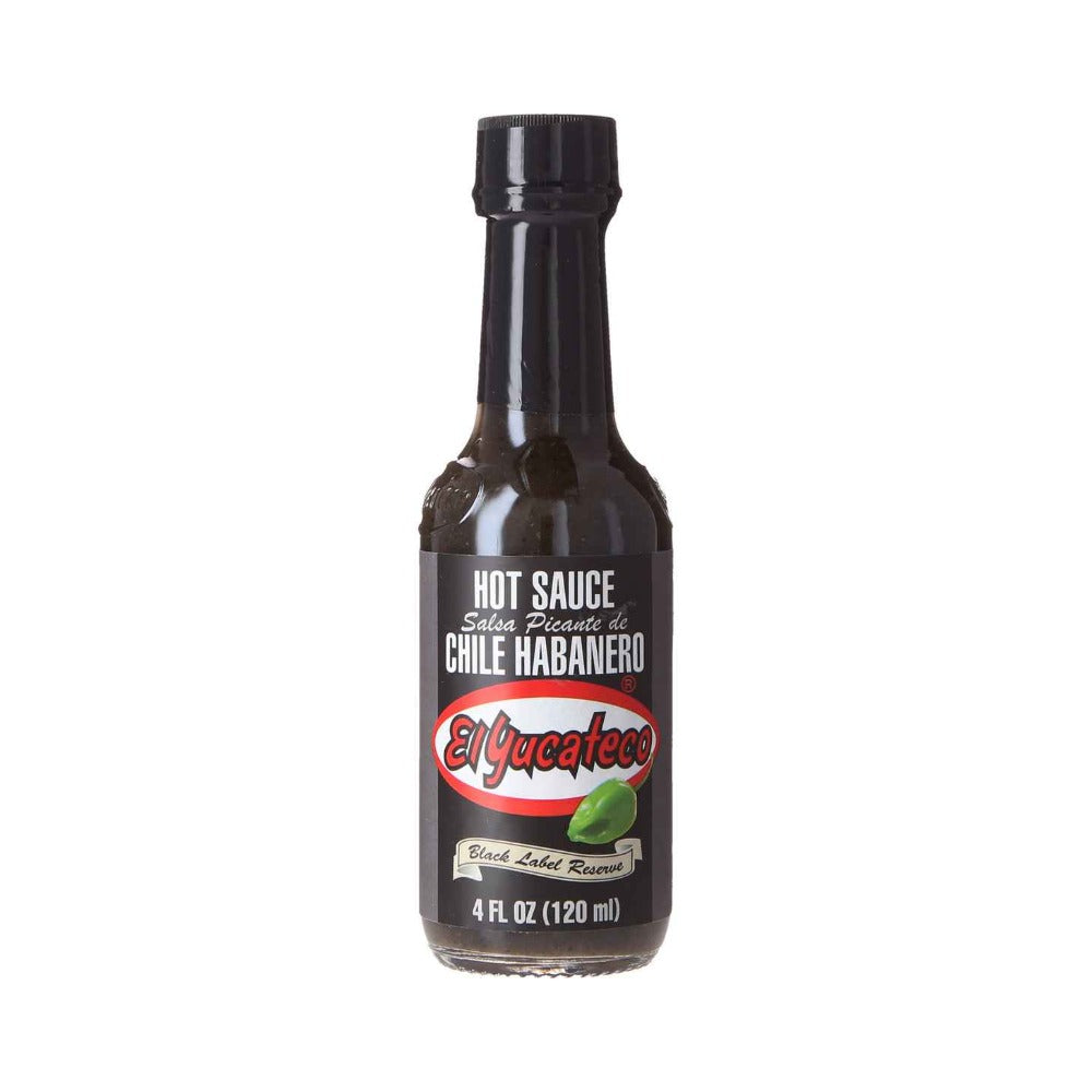 El Yucateco Black Habanero Hot Sauce 120ml