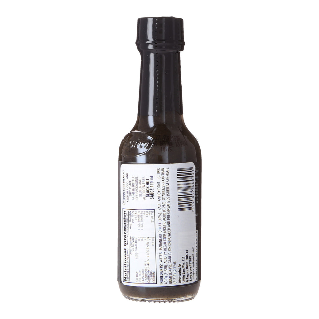 El Yucateco Black Habanero Hot Sauce 120ml