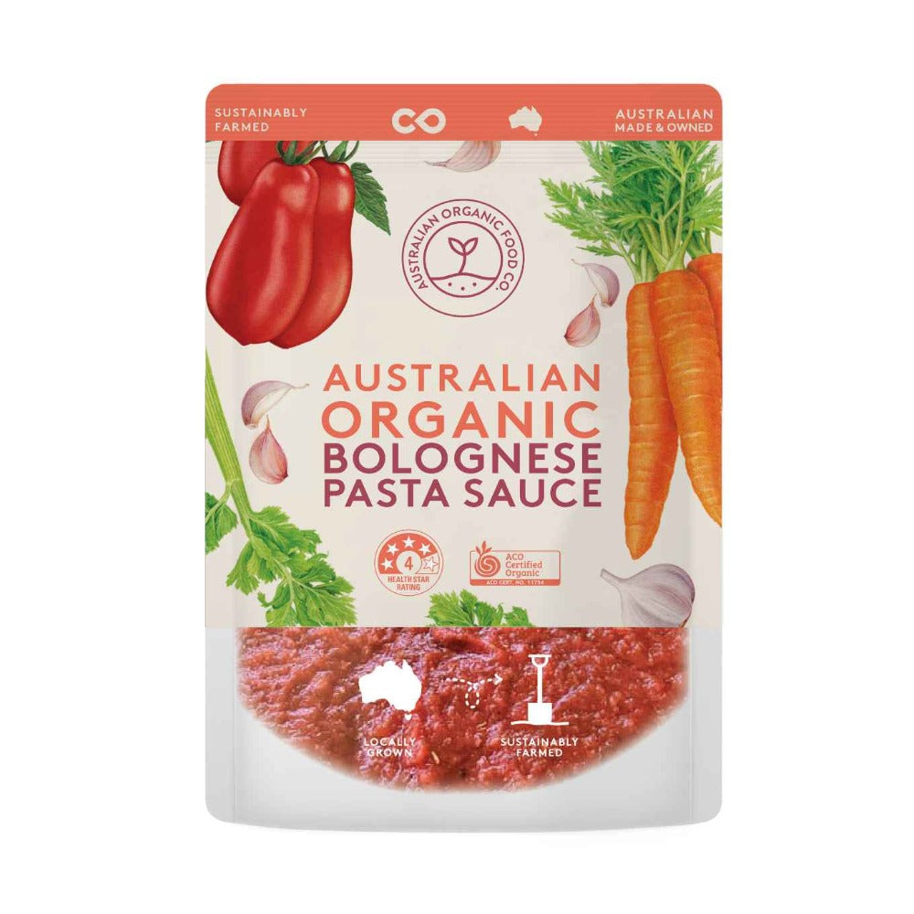 Australian Organic Food Co. Bolognese Pasta Sauce 400g