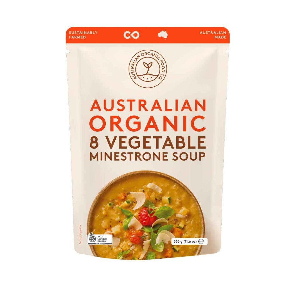 Australian Organic Food Co. Vegetable & Minestrone Soup 330g