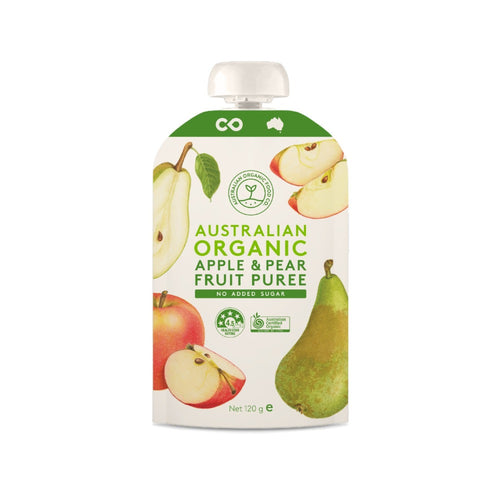 AOFC Apple and Pear Puree 120g