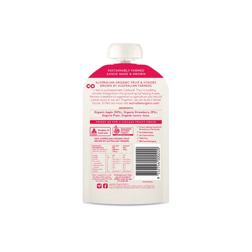 AOFC Apple and Strawberry Puree 120g