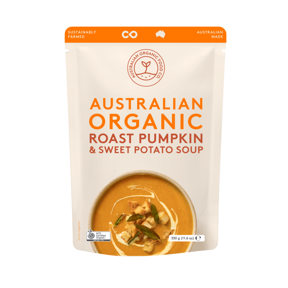 Australian Organic Food Co Roast Pumpkin Sweet Potato Soup 330g