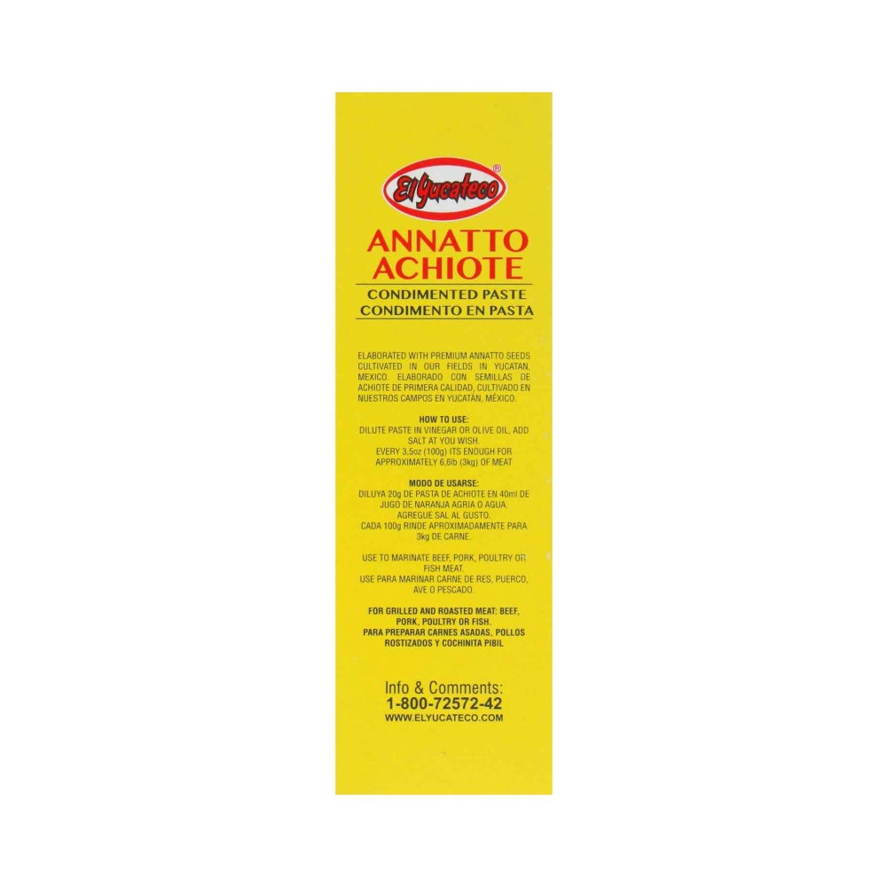 El Yucateco Achiote Annato Paste 1kg