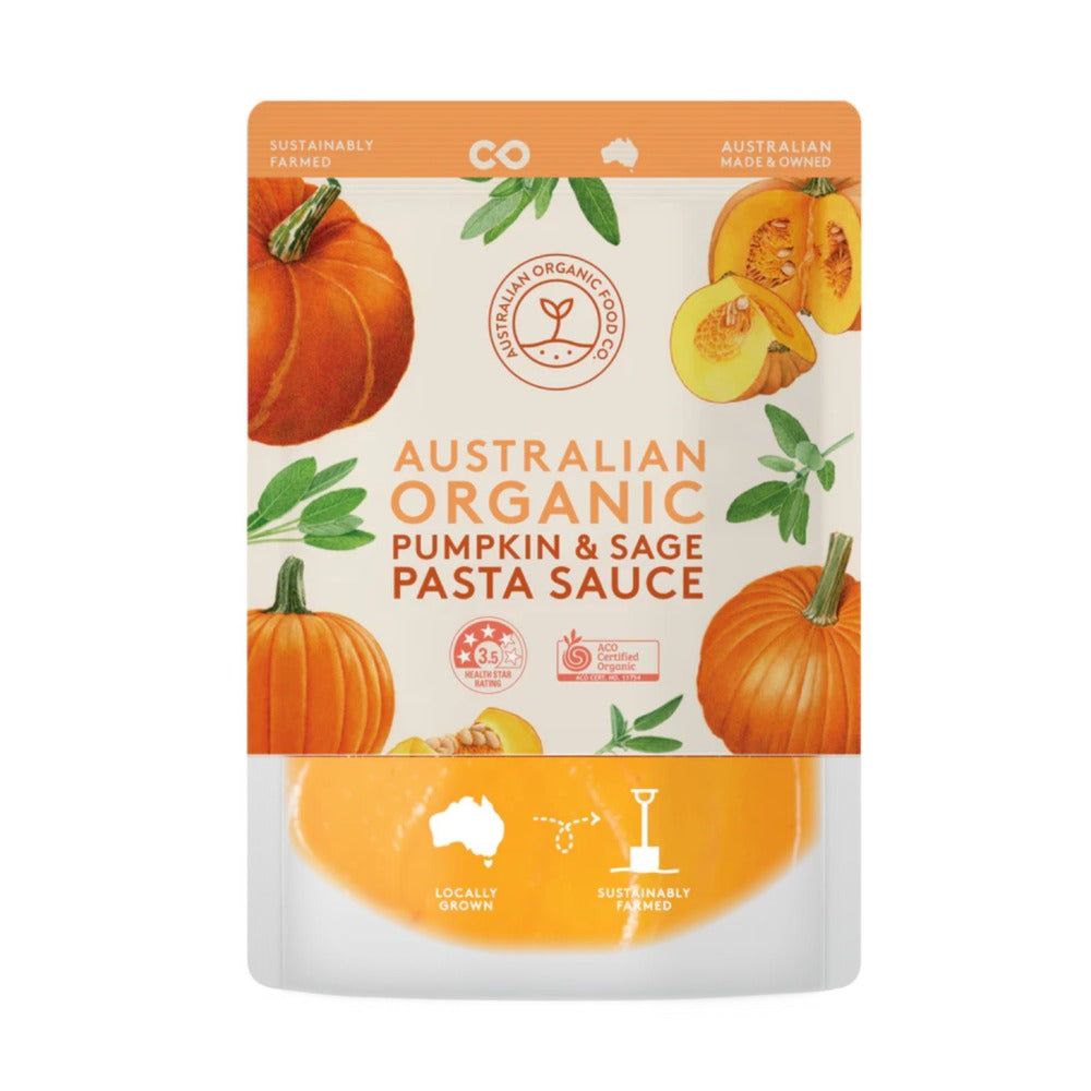 AOFC Pumpkin Sage Pasta Sauce Front Pack
