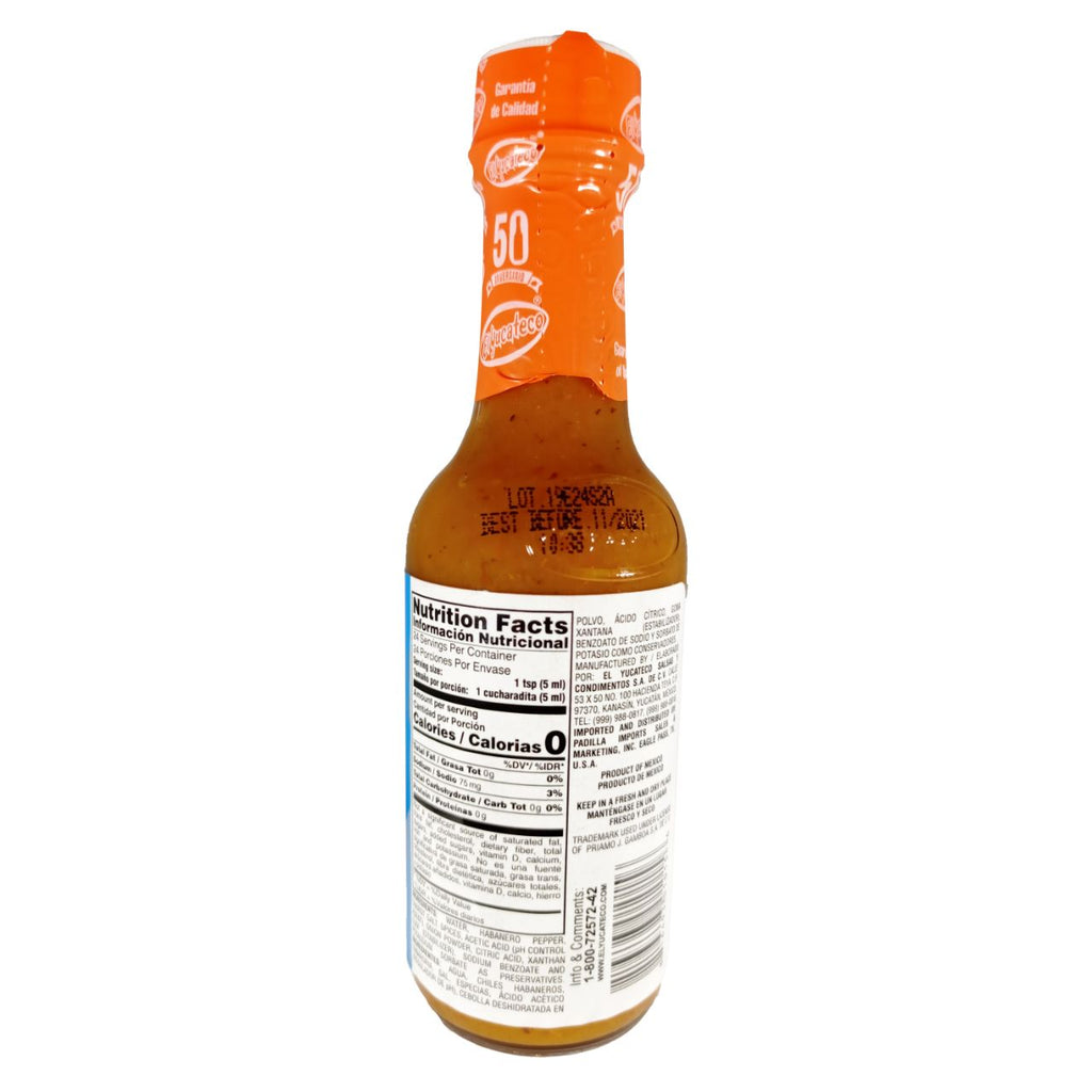 El Yucateco Caribbean Habanero Hot Sauce 120ml