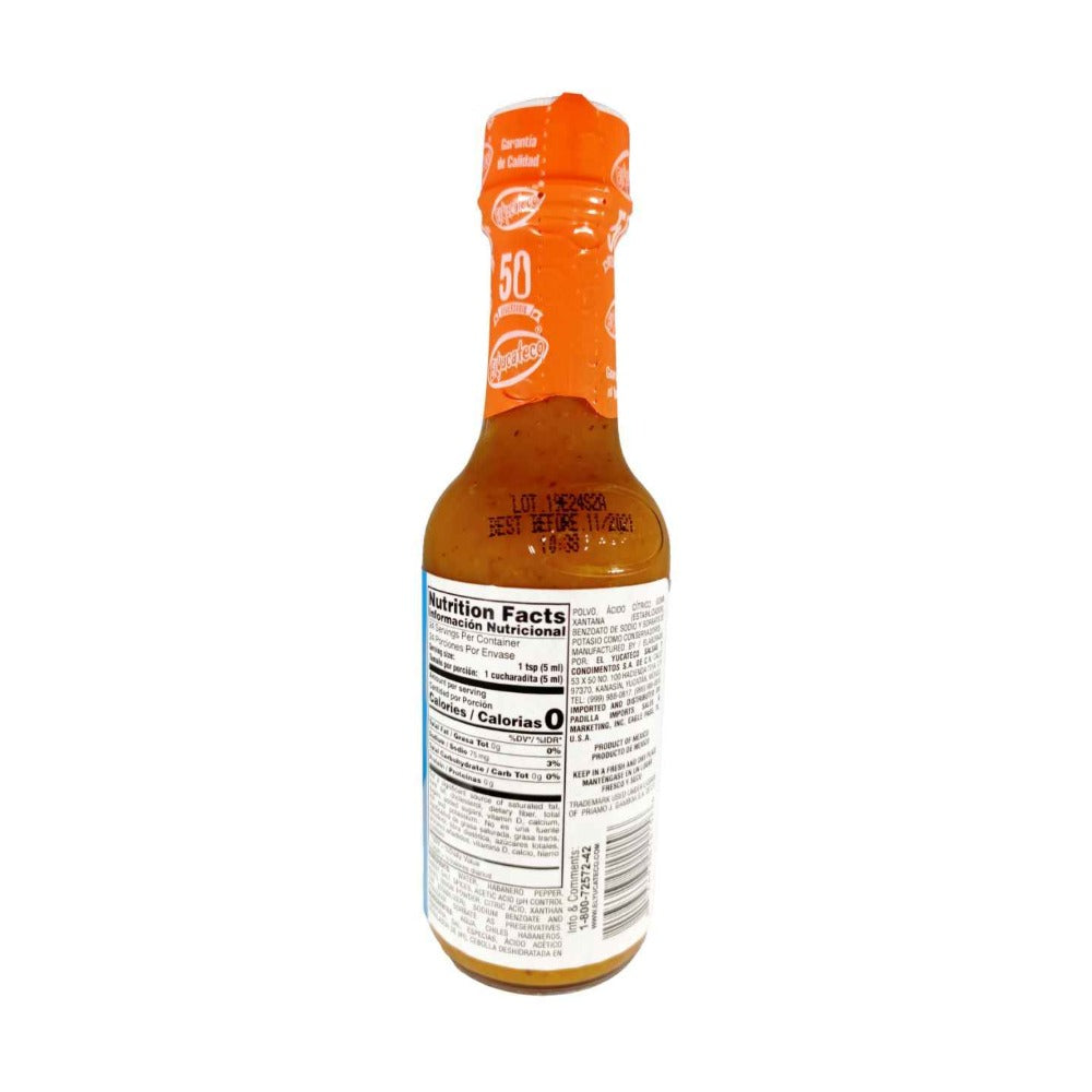 El Yucateco Caribbean Habanero Hot Sauce 120ml