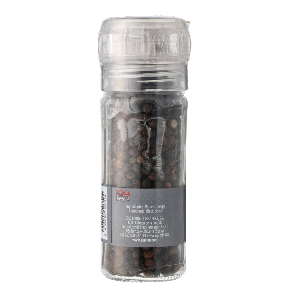 El Avion Black Pepper with Grinder 50g