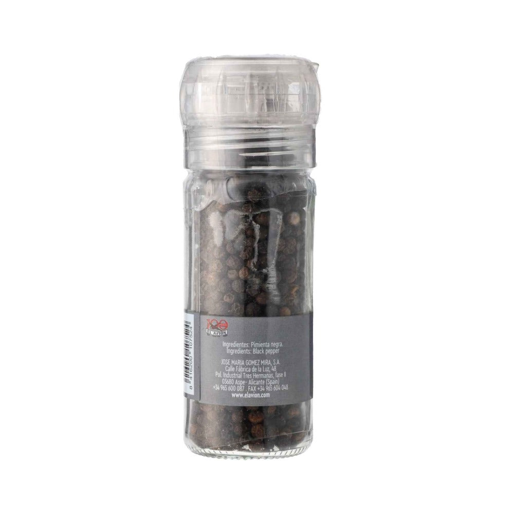 El Avion Black Pepper with Grinder 50g