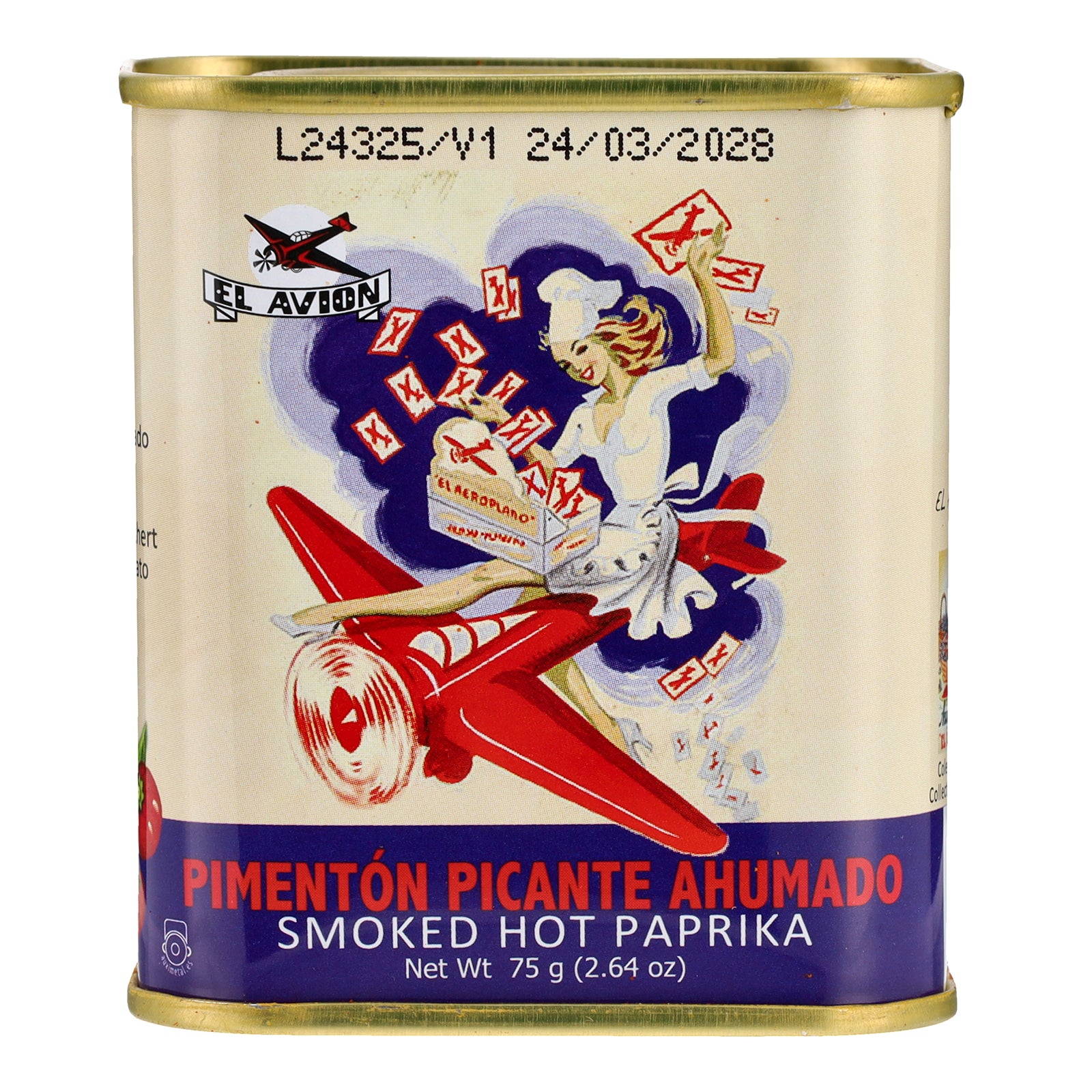 El Avion Smoked Hot Paprika 75g