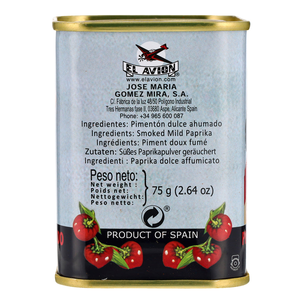 El Avion Smoked Mild Paprika 75g