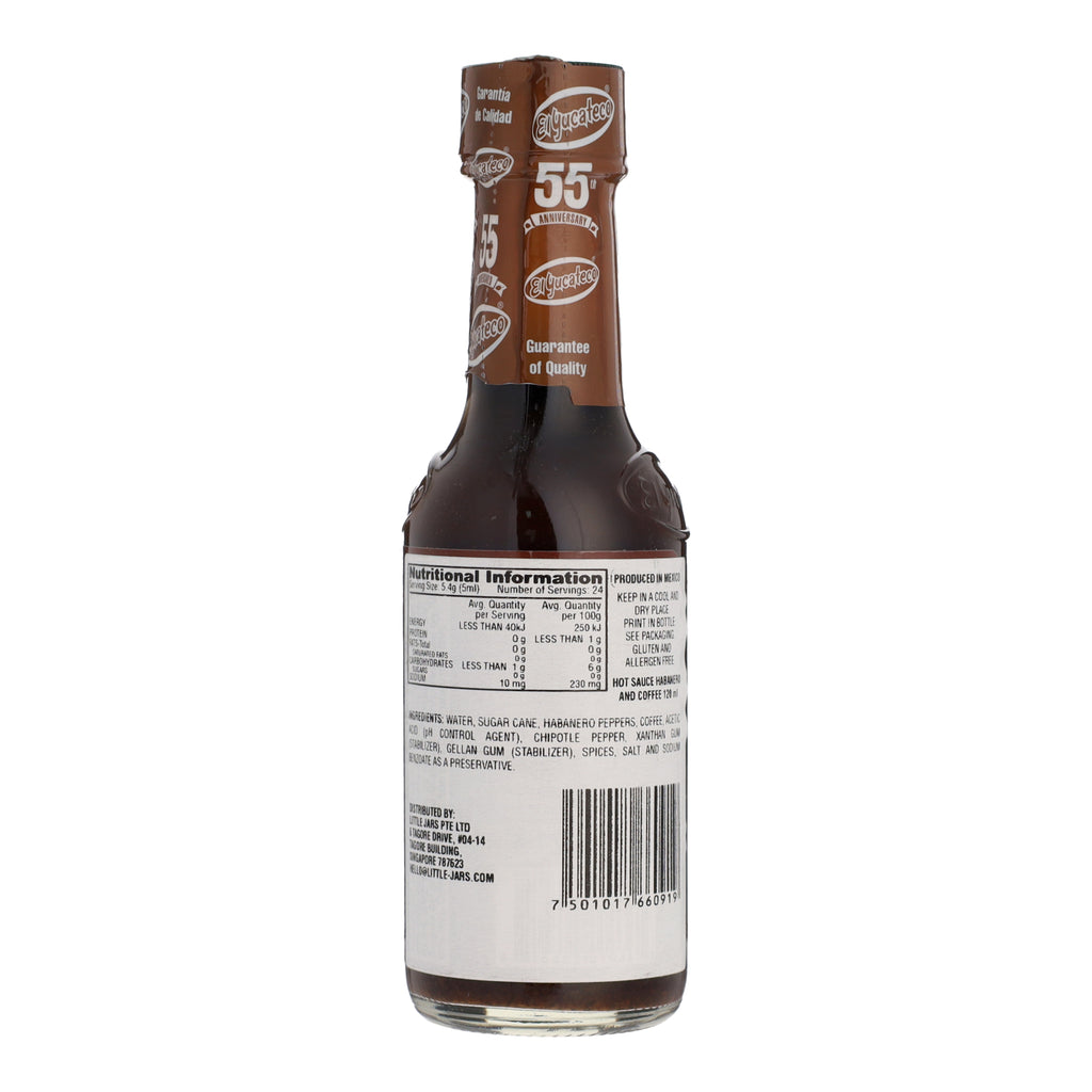 El Yucateco Habanero & Coffee Hot Sauce 120ml