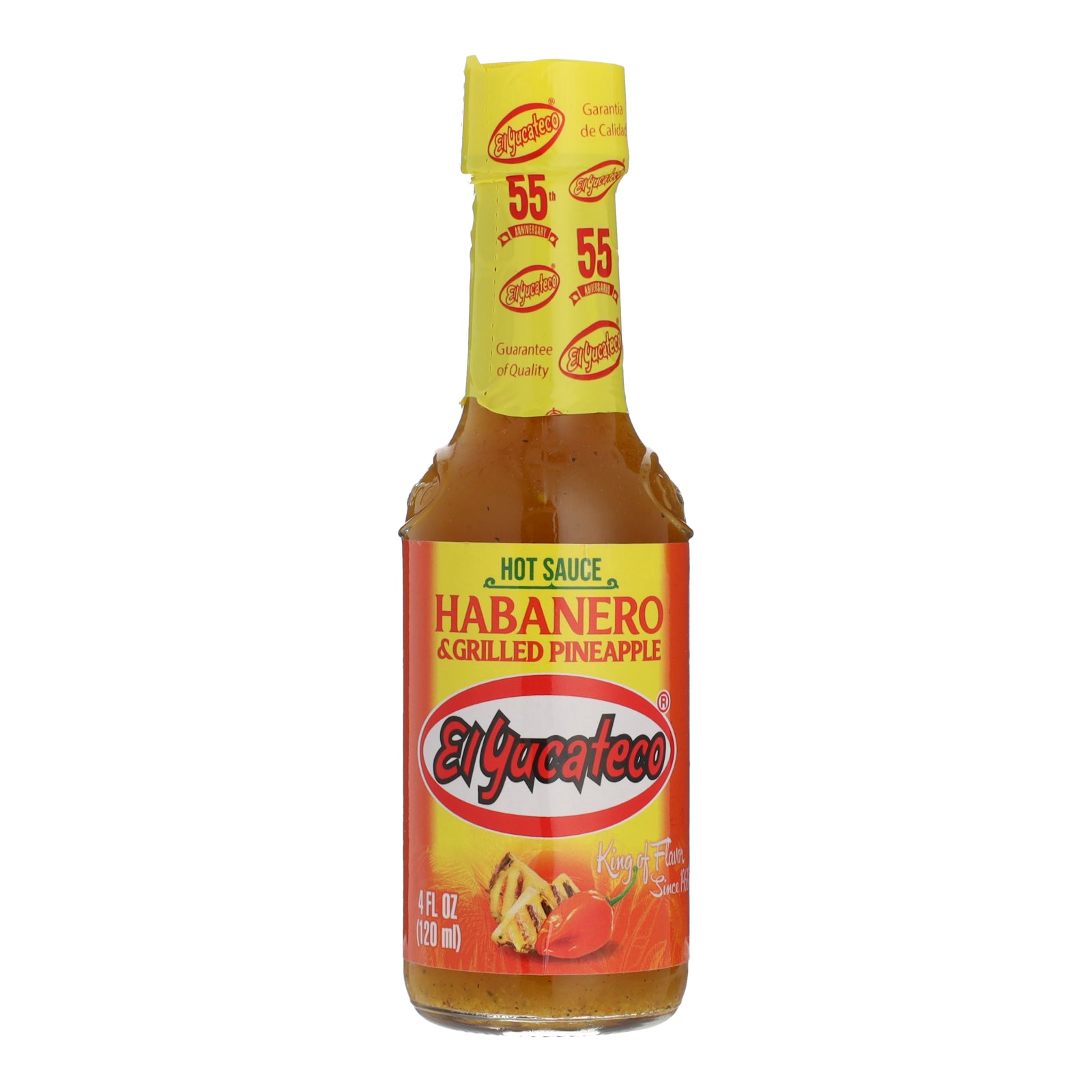 El Yucateco Habanero & Grilled Pineapple Hot Sauce 120ml