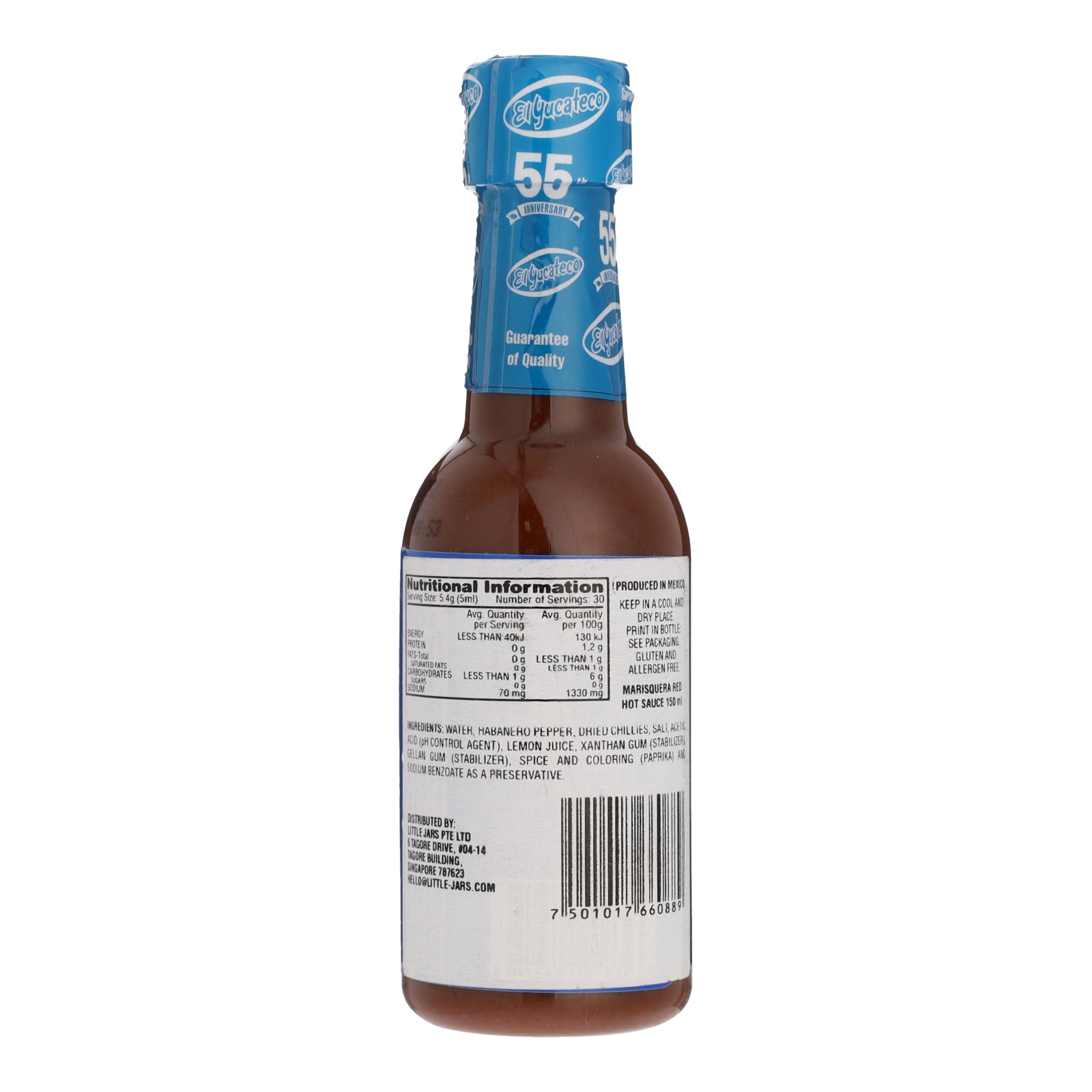 El Yucateco Marisquera Red Seafood Habanero Hot Sauce 120ml