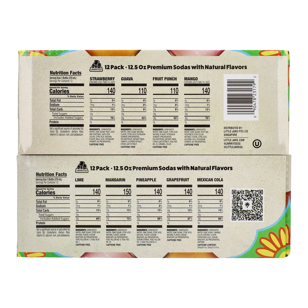 Jarritos Fiesta Variety Pack (12 x 370ml)