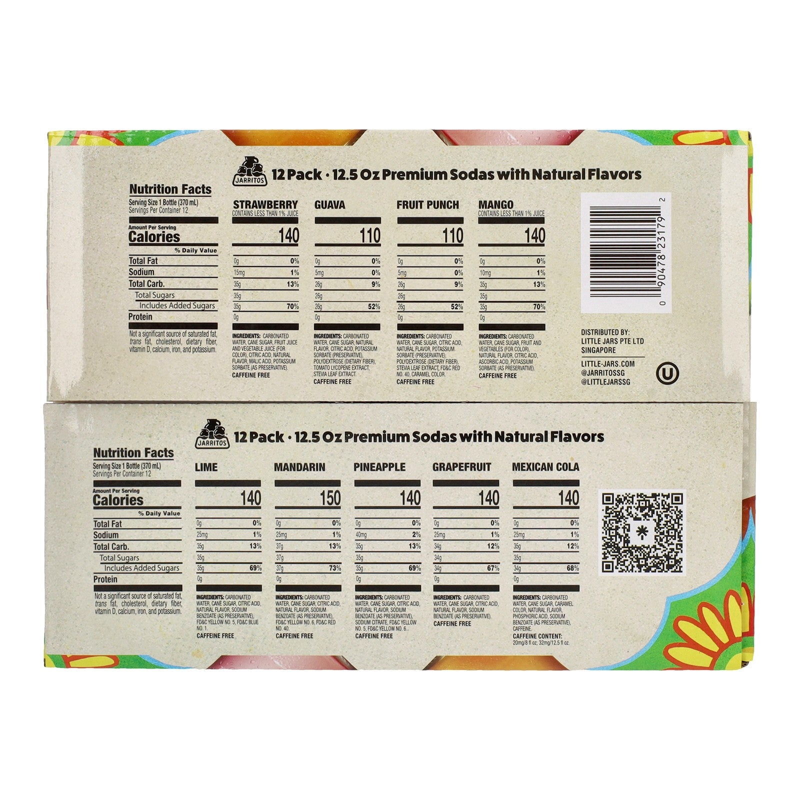 Jarritos Fiesta Variety Pack (12 x 370ml)