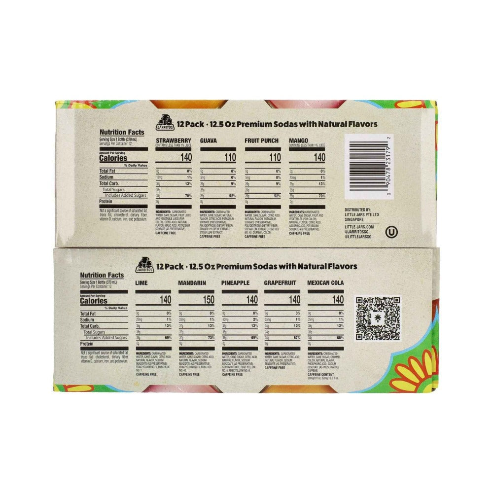 Jarritos Fiesta Variety Pack (12 x 370ml)