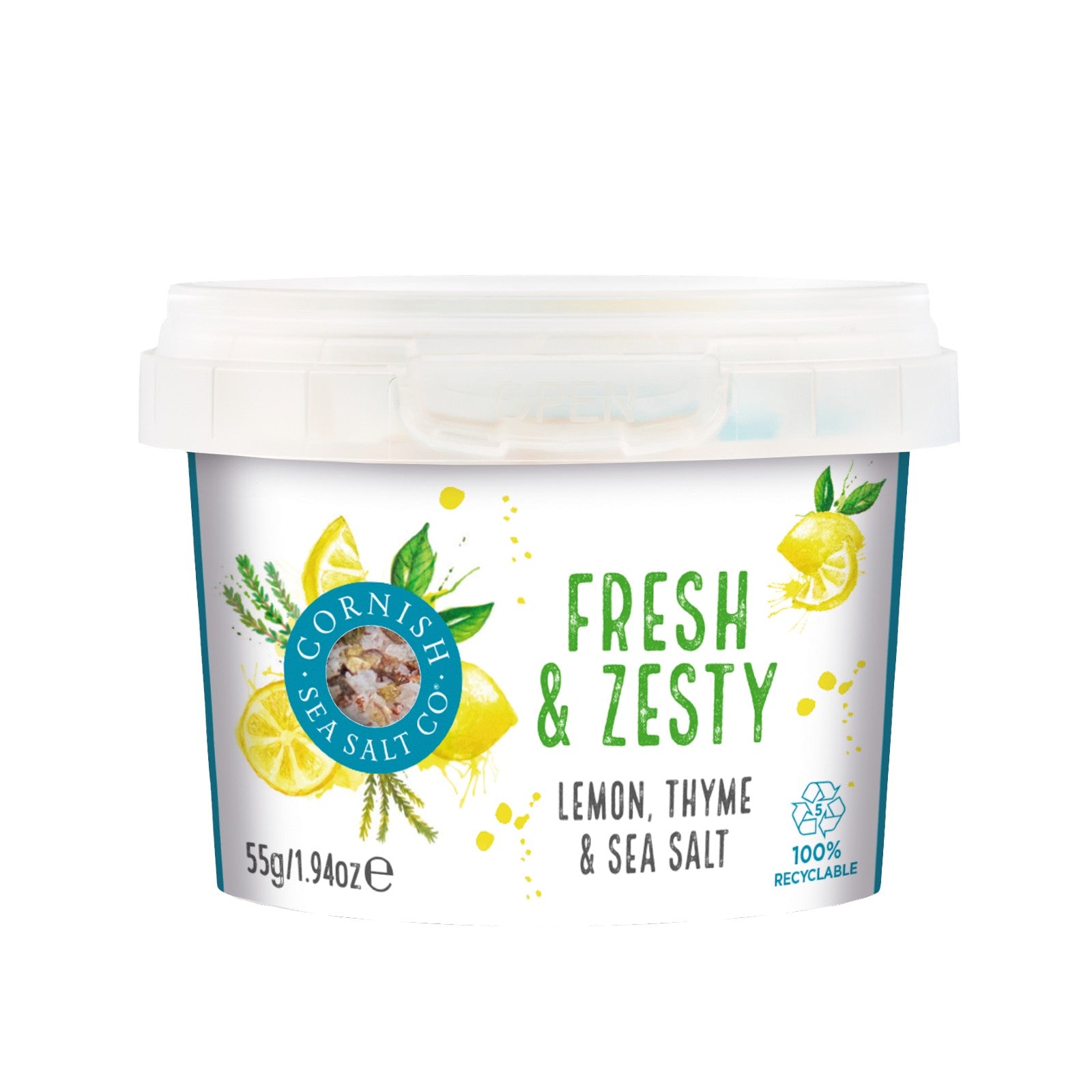 Cornish Sea Salt Co.Fresh & Zesty 55g