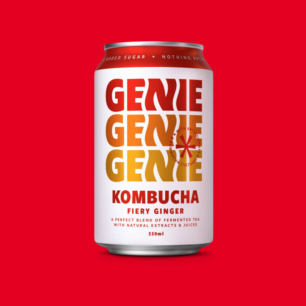 Genie Kombucha Fiery Ginger 330ml