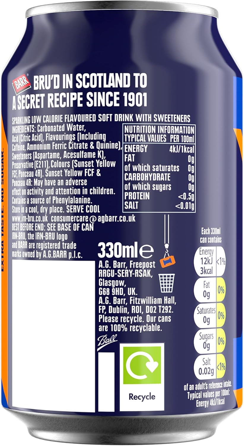 IRN-BRU  Xtra  330 ml