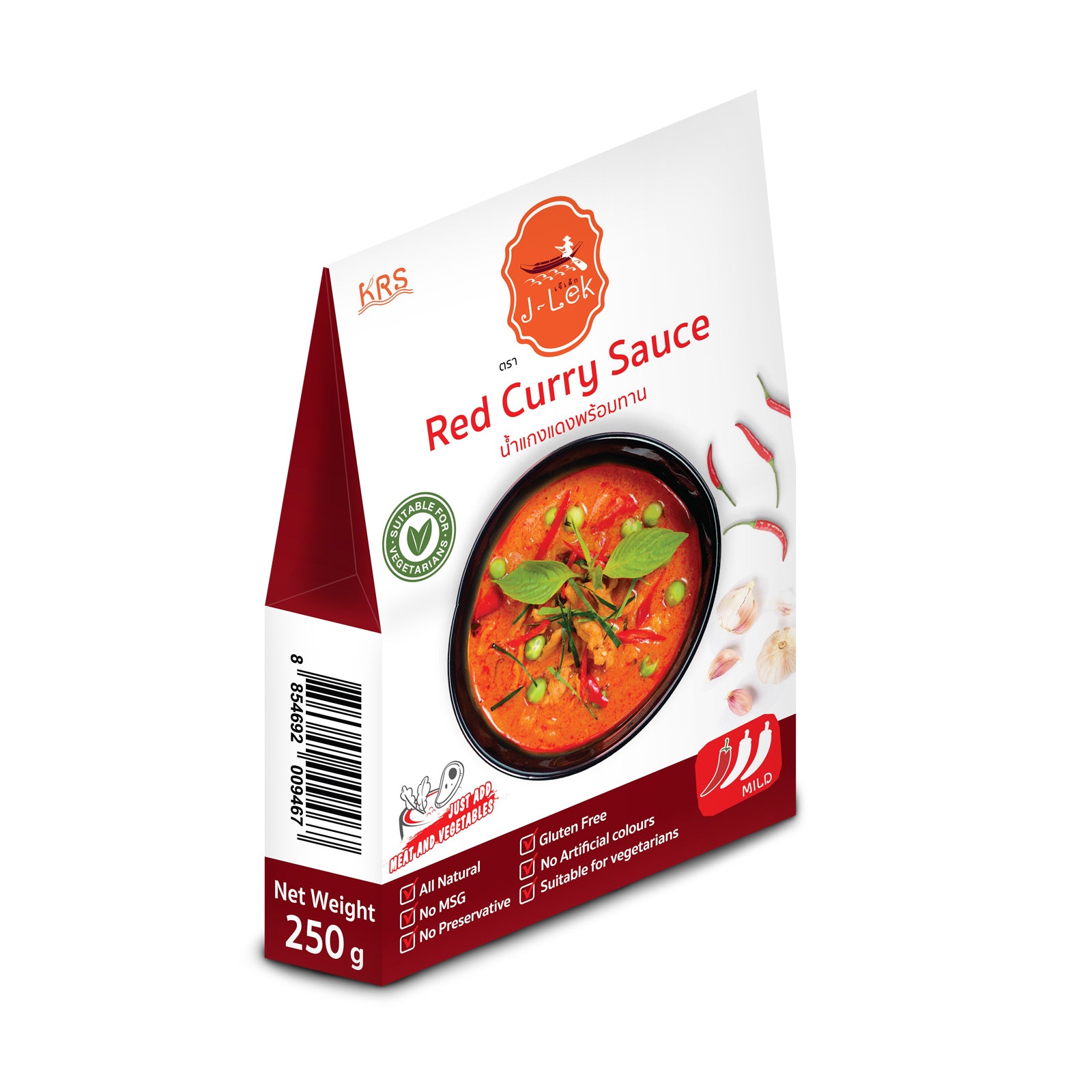 J-Lek Red Curry Sauce 250g