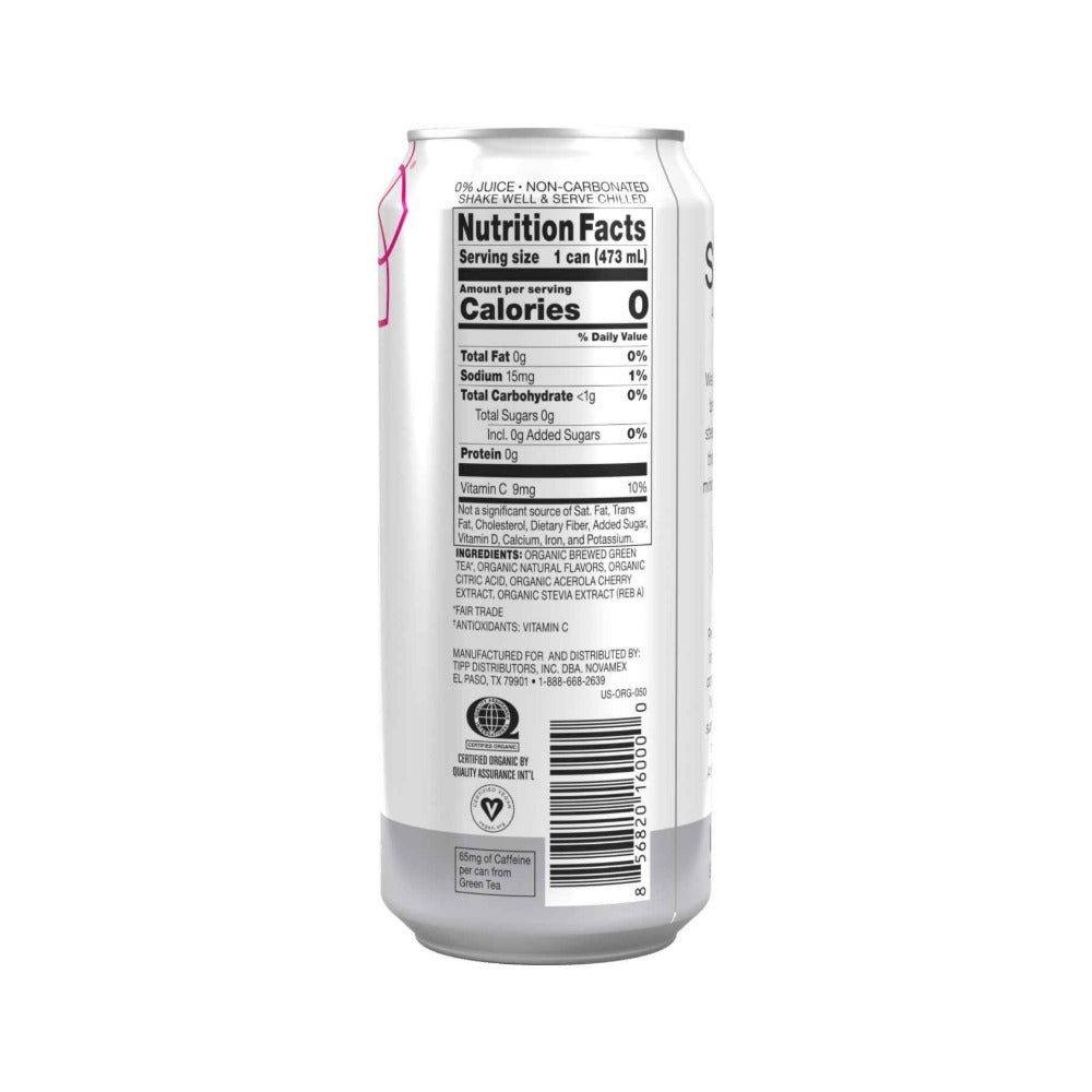 Steaz Organic Zero Calorie Raspberry Iced Green Tea 473ml