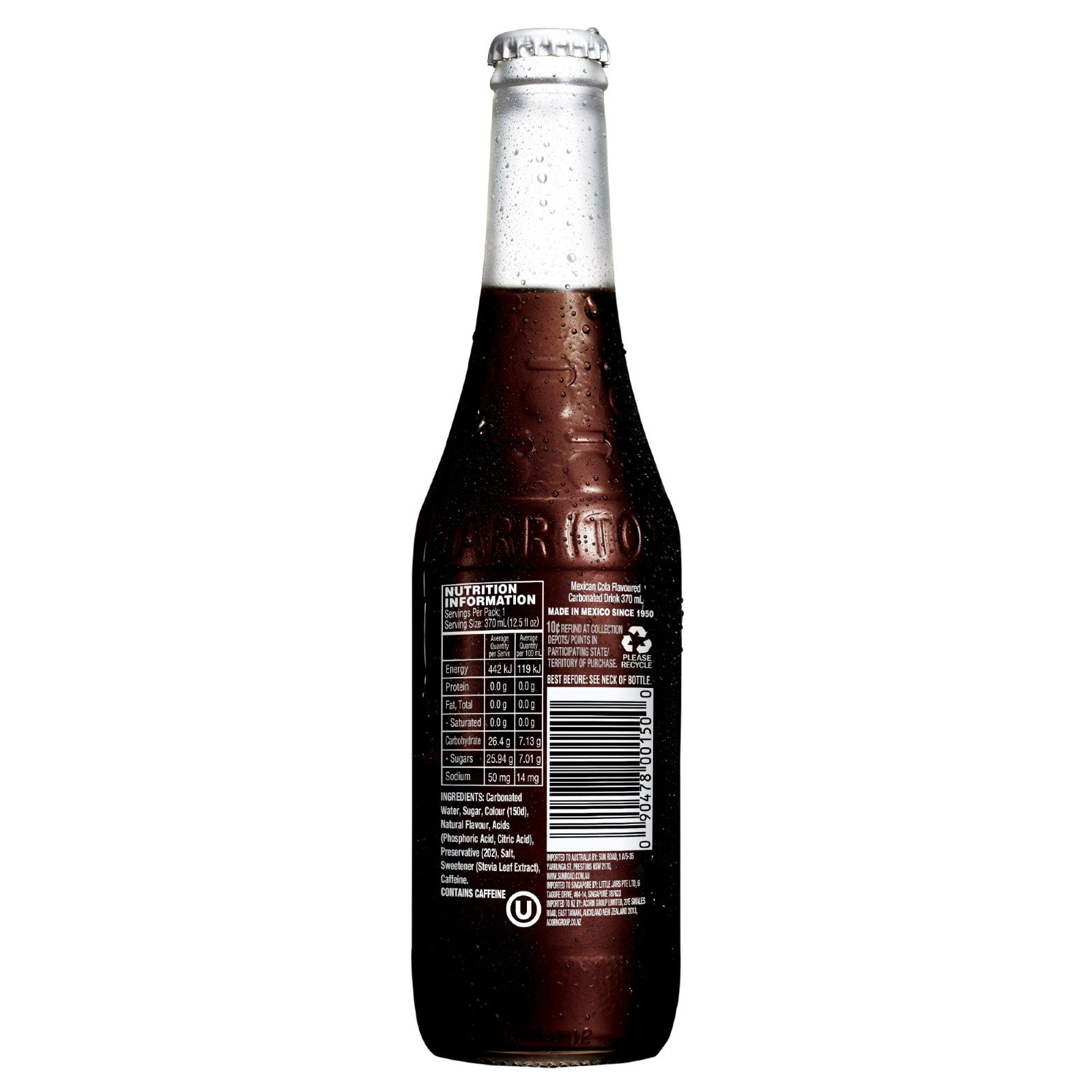 Jarritos Mexican Cola Soda 370ml