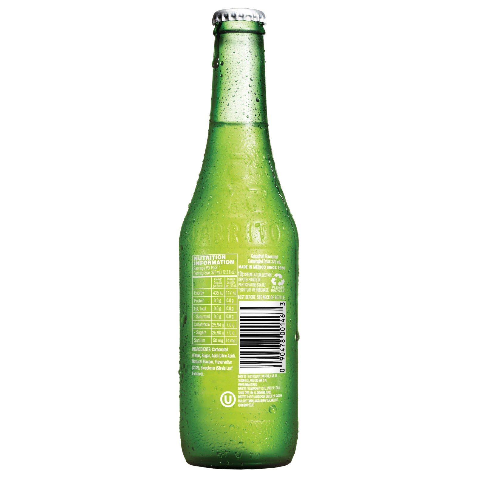 Jarritos Grapefruit Soda 370ml