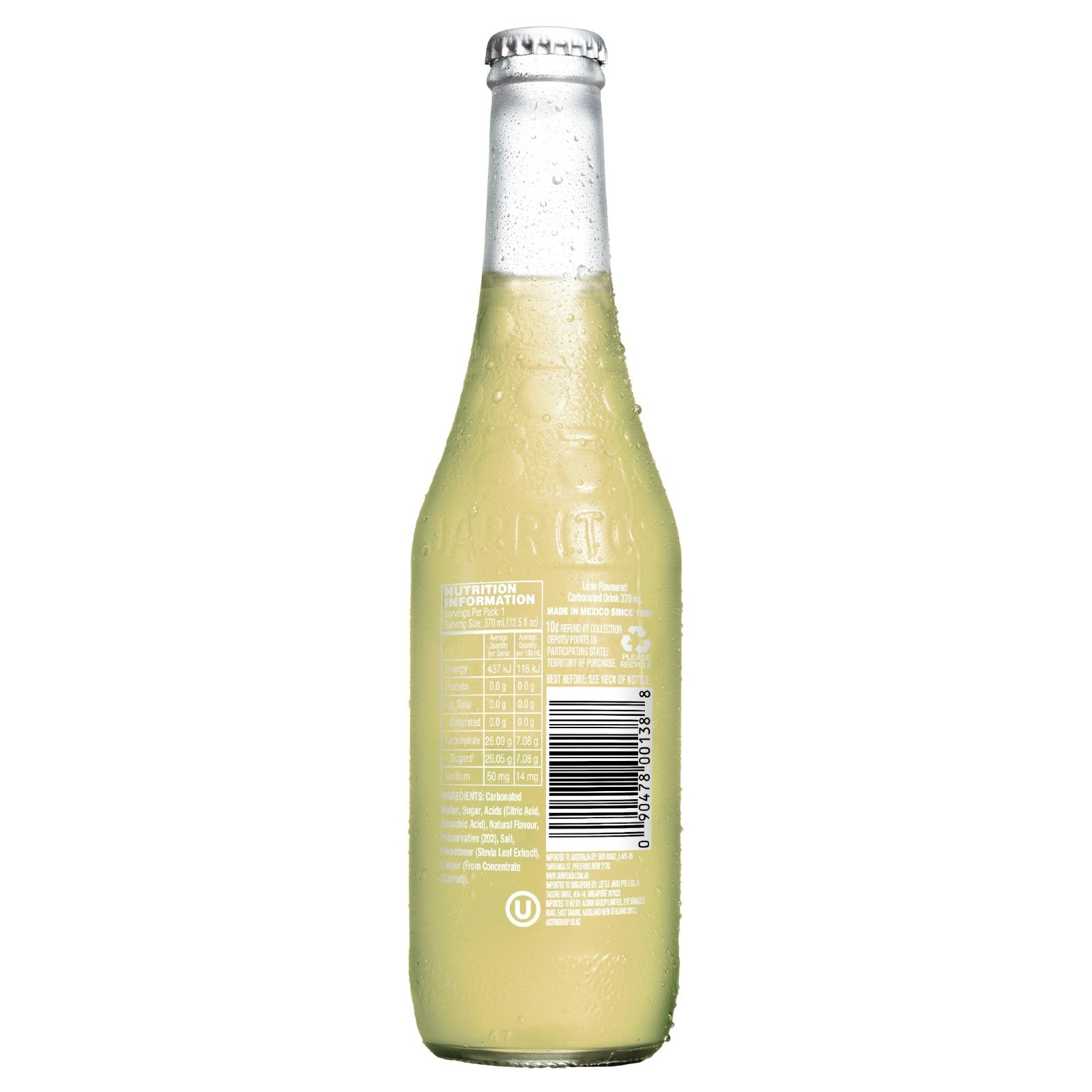 Jarritos Lime Soda 370ml