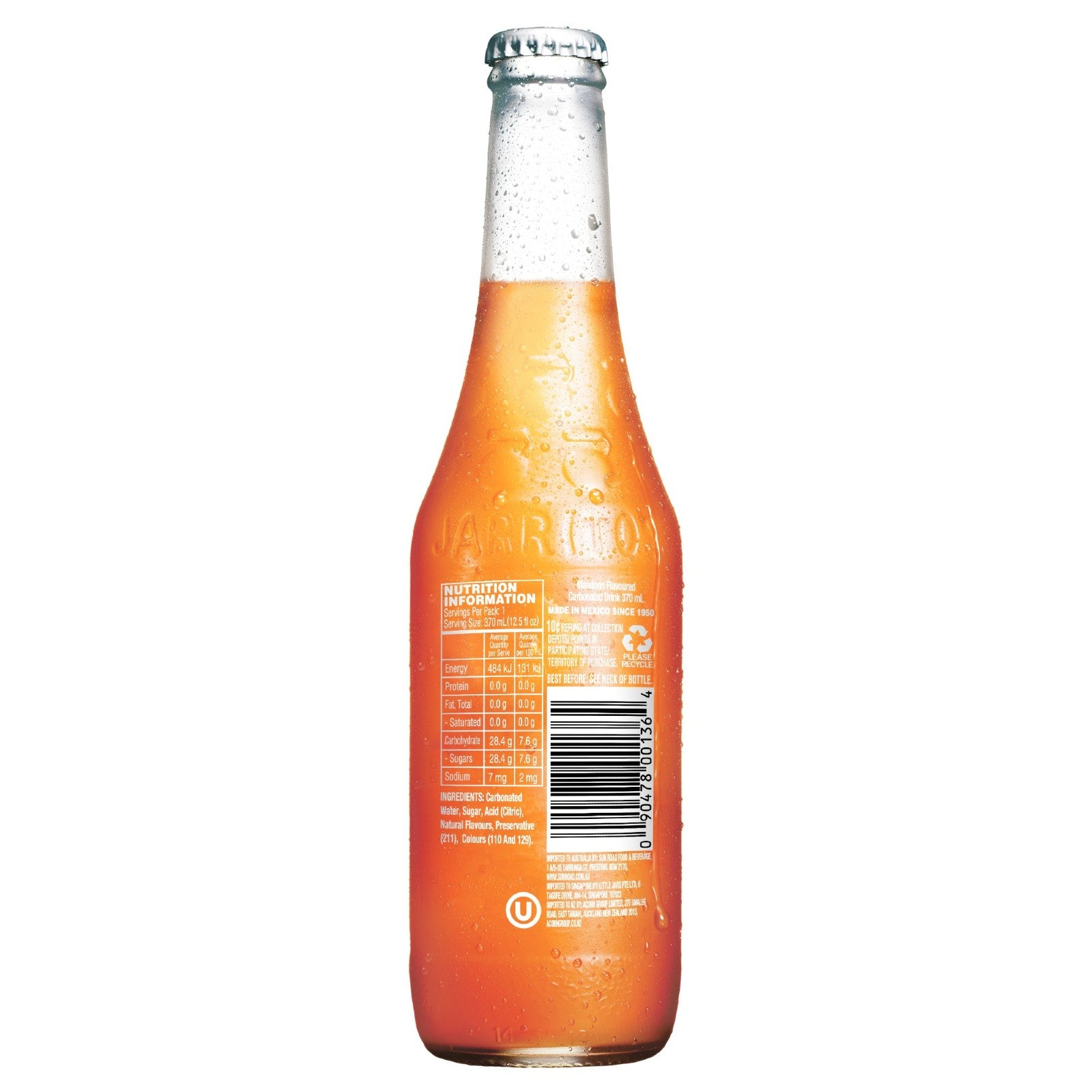 Jarritos Mandarin Soda 370ml