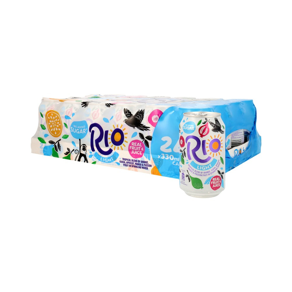 Rio Light Tropical Drink 24x330ml Cans