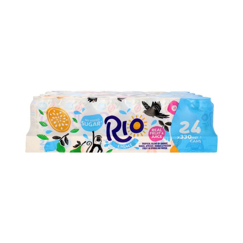 Rio Light Tropical Drink 24x330ml Cans