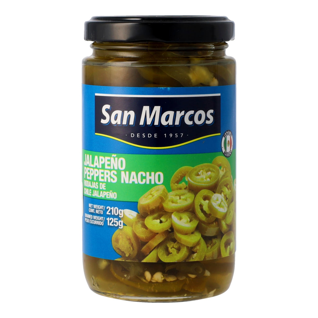 San Marcos Nacho Sliced Jalapenos 210g