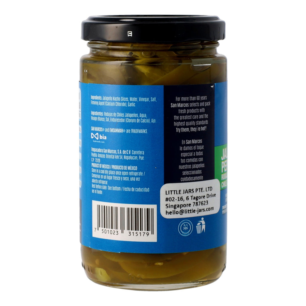 San Marcos Nacho Sliced Jalapenos 210g