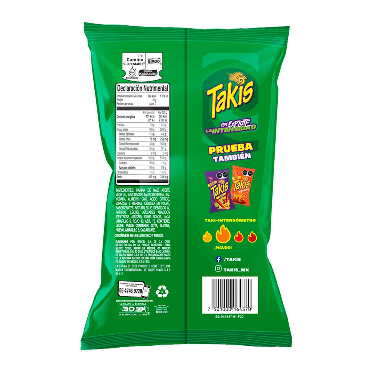 Barcel Takis Original Tortilla Chips 70g