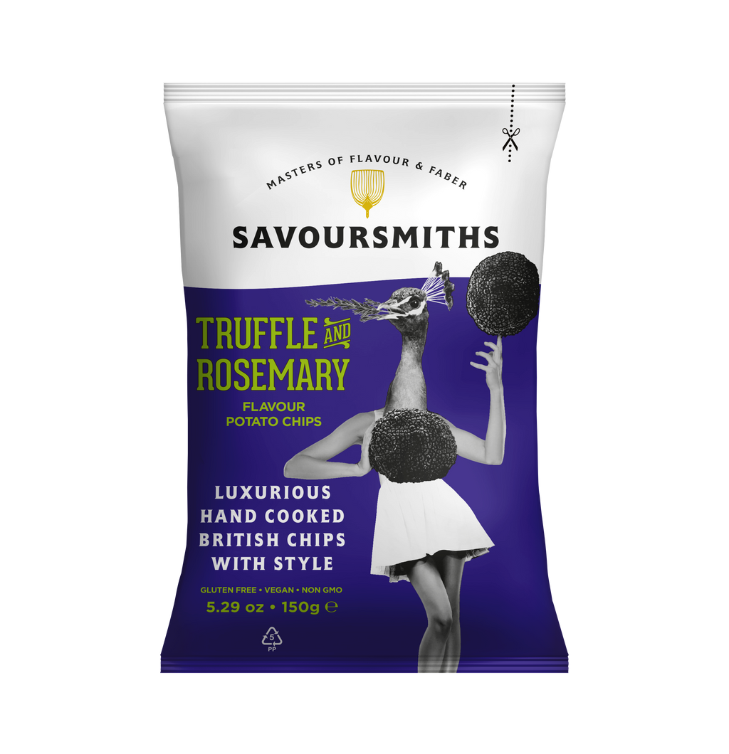 Savoursmiths Truffle & Rosemary Potato Chips 150g