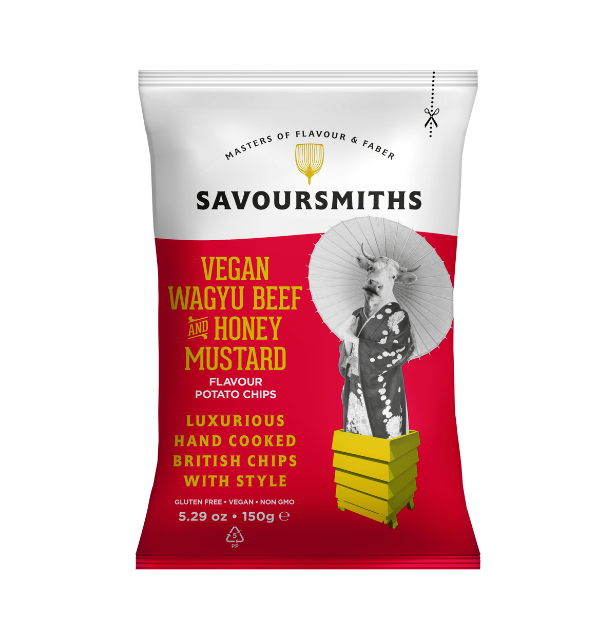 Savoursmiths Vegan Wagyu Beef & Honey Mustard Potato Chips 150g