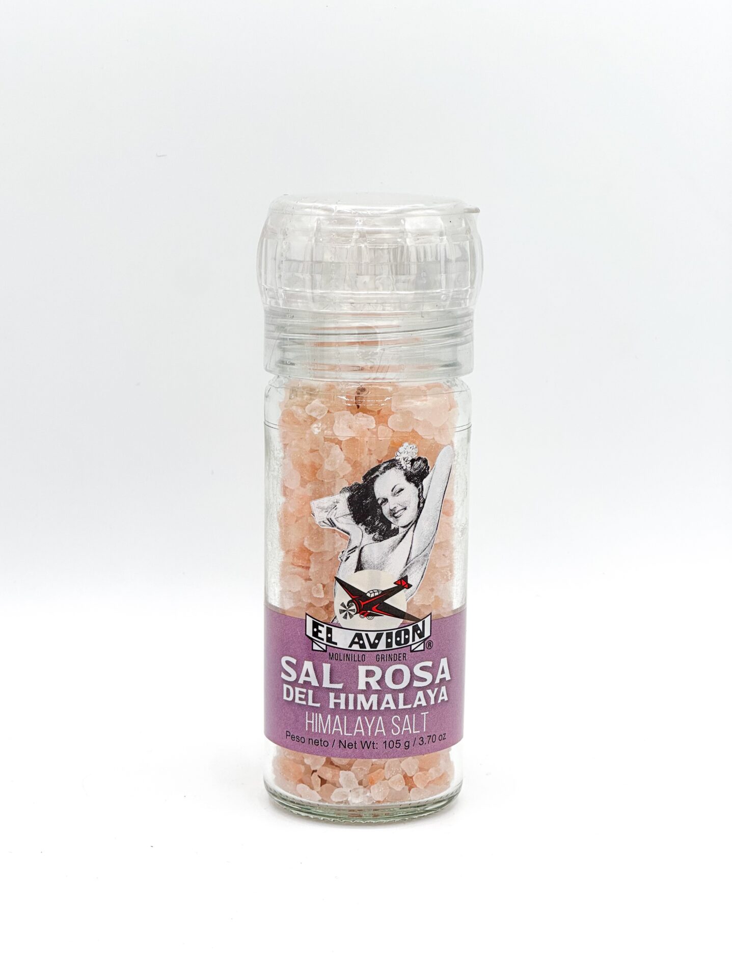 El Avion Himalayan Salt with Grinder 105g