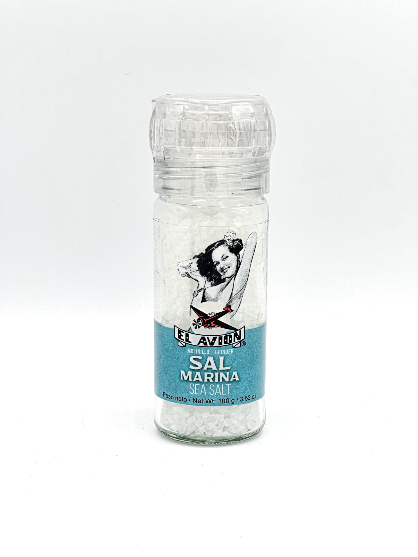 El Avion Sea Salt Grinder 100g