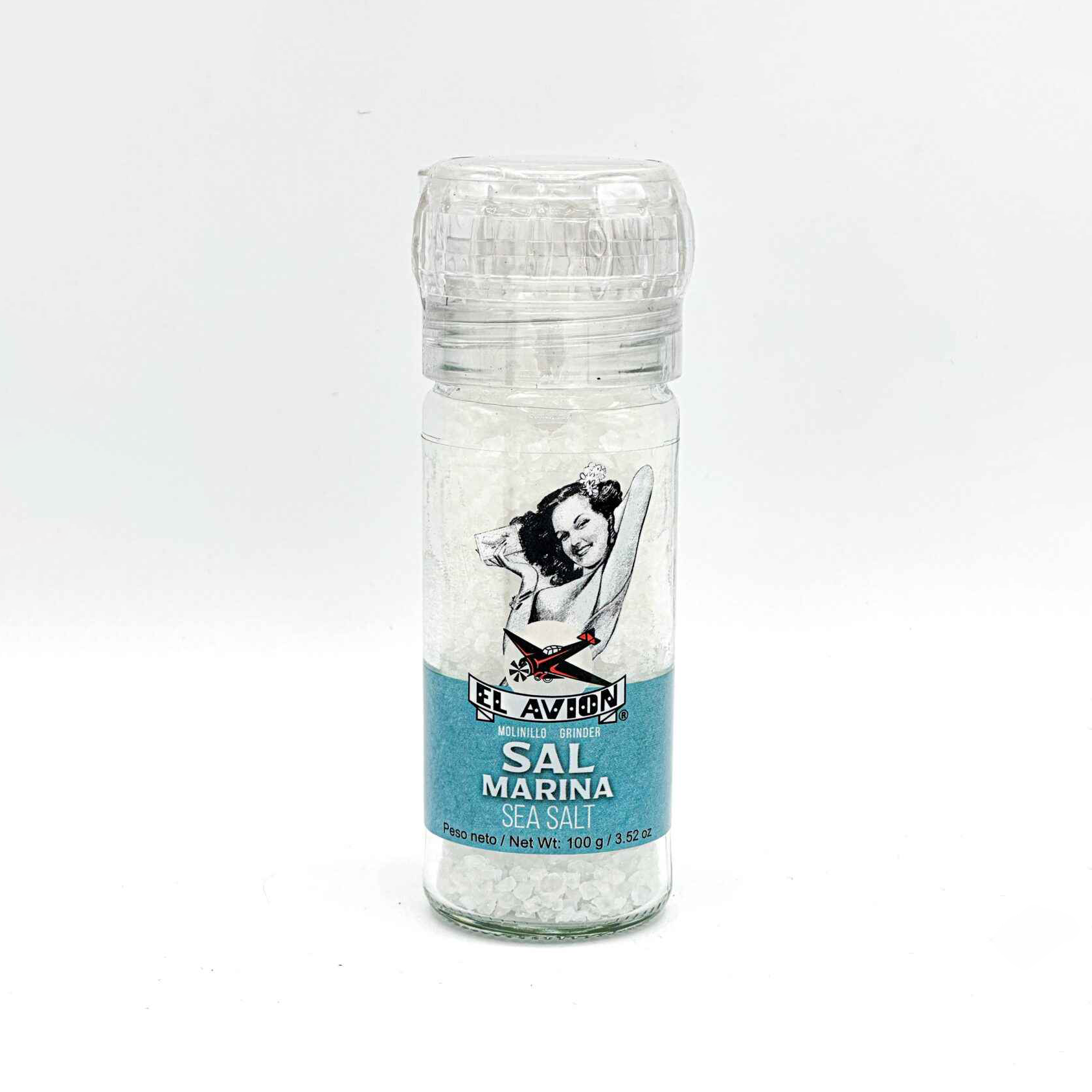 El Avion Sea Salt Grinder 100g